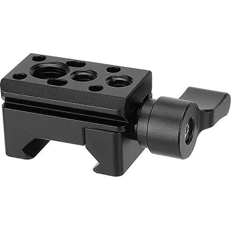 Pince de verrouillage à dégagement rapide avec filetage 1/4" et 3/8", accessoire d'extension pour cage de caméra (1/5)