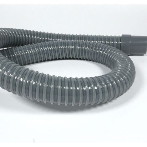 Flexibler Ablaufschlauch 90° - 45 x 32 mm zum Anschluss der Wasserhahnarmatur - Aus recycelbarem Recycling-Kunststoff - Grau