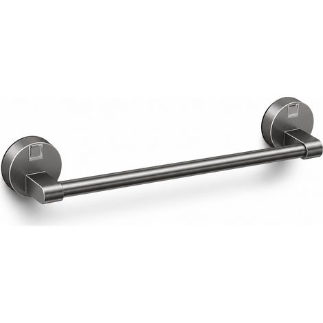 Portasciugamani a ventosa senza foratura per bagno 50 cm grigio (1/5)