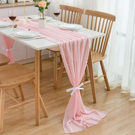 Chemin de table - Décoration de table pour mariage et anniversaire - 3