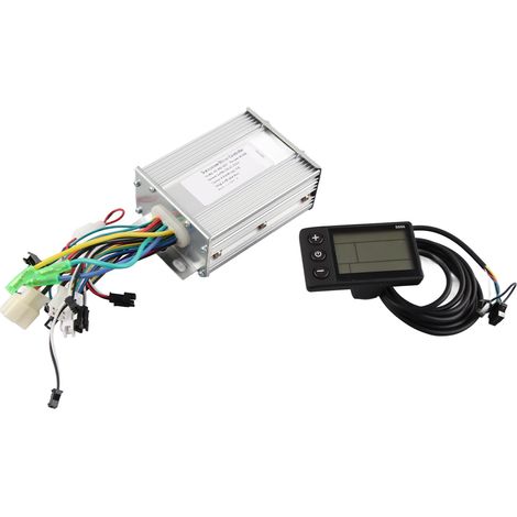 Contrôleur Moteur Brushless en Alliage d'Aluminium avec Dissipation Thermique, Boîtier Rainuré et Écran LCD Intelligent (1/5)