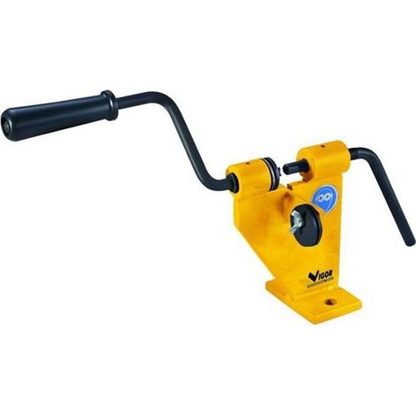 Vigor 4732010 Imbutitore da Banco per Chiusura Maglie Strumento Professionale Robusto e Preciso colore Nero