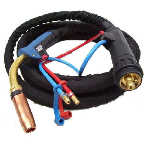 Schweißbrenner MB501 5 Meter wassergekühlt MIG MAG Brenner 550A Schlauchpaket Schutzgas