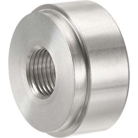 Souder Raccord Bonde 1/8NPT Femelle Aluminium Alliage Argenté (1/5)