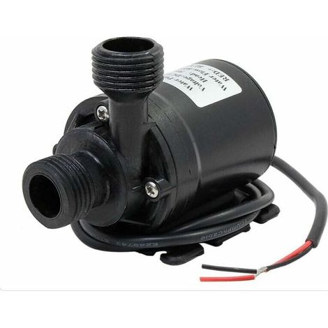 Circulateur et Pompe DC 12V 800L/H 5M Système de Circulation d'Eau Pompe Amphibie Système de Circulation Solaire Haute Performance Faible Bruit 4 Points Brushless DC Pompe Booster Pompe Circulation 77 (1/5)