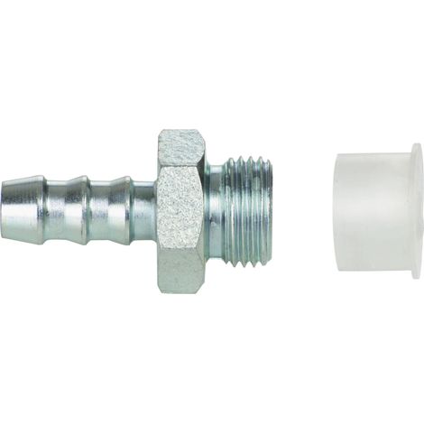 Dicsa D50601609000 metrico maschio Nipplo cilindrico piatto sedile, bassa pressione