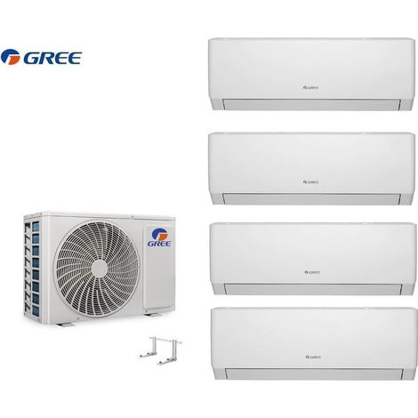 GREE Pular Shiny MultiSplit 4 Räume 3x2,2+3,2kW Ag 8,0kW WiFi Klimaanlage R32