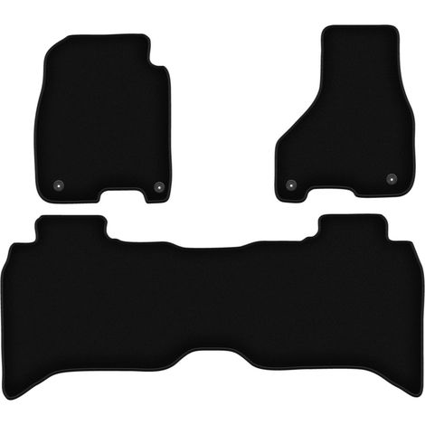 BASIC schwarze Veloursmatten für: Dodge RAM DS DJ 1500 Pickup (2012-2020) (1/5)