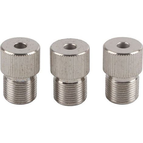 Lot de 3 adaptateurs de mandrin de perçage de 5 mm pour le travail du bois (1/4)