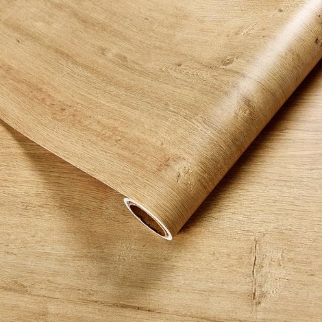 Un rotolo di carta decorativa autoadesiva, 40 cm x 5 metri, rimovibile, lavabile e impermeabile. Per cucine, mobili, uffici e porte. Colore: (1/5)