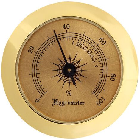 Accessoires de détecteur d'hygromètres d'humidificateur mécanique portatifs d'hygromètre de cigare pour des cigares (1/4)