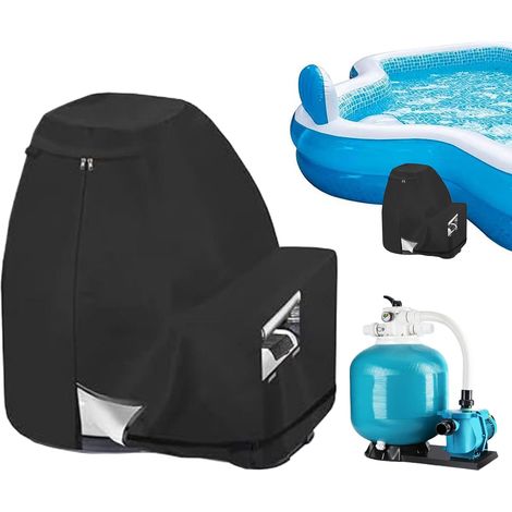 Zwembadpomp Hoes - Wasserdichte Hacken für Zandfilter Zwembadpomp, UV-Bestendige und Ademende Bescherming für Vijver, Terras, Buitenunits (1/5)