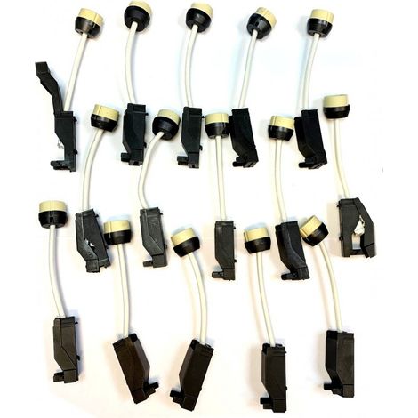 DOUILLE CERAMIQUE GU10 CL2 AUTOMATIQUE AVEC CaBLE SACHET DE 15 (1/3)