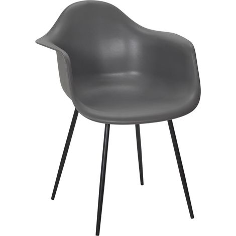 Fauteuil gris 62x85x59 cm