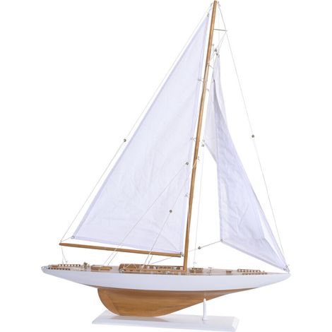Barco Madera 75X14X98 Blanco (1/4)