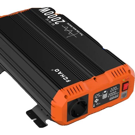 Onduleur, onde sinusoïdale pure, haute efficacité, 2000W -12V (1/5)