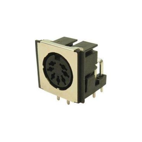 Connecteur Din femelle 7 broches Taille imprimée 270º Fm6727