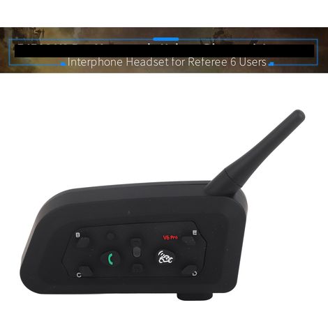 Lot Bluetooth EJEAS V6 Pro 800M Intercom Moto Casque Interphone 2 Paires 6 Utilisateurs (1/5)