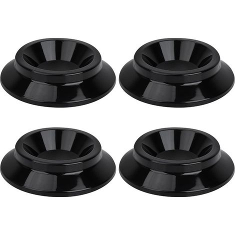 Lot de 4 protège-sols ronds ABS pour piano droit, patins anti-dérapants et embouts de protection (1/5)