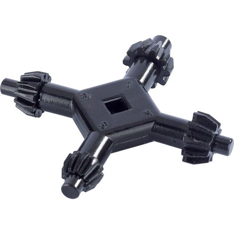 Draper 4-Way Chuck Key (Model 43862) – Multi-Function Tool for Drill Chuck Adjustment (1/5)