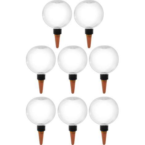 8 Distributeur Eau Plante, 500 ML, Matériau PP et Céramique, Arrosage Automatique, Intérieur et Jardin (1/5)