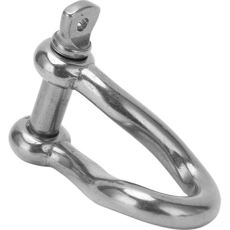 Manille torsadée en acier inoxydable 10 mm, goupille à vis, manille d'ancrage pour la navigation maritime M10 (1/5)