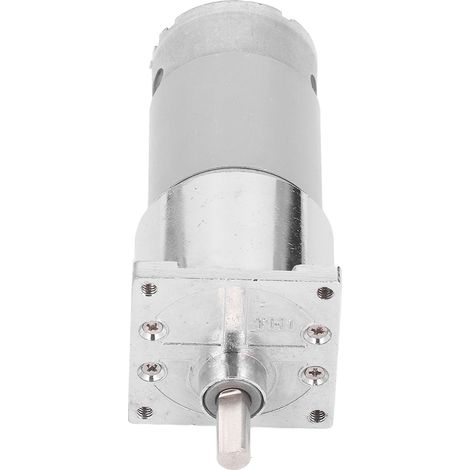 Moteur à engrenages CC en alliage d'aluminium, bobine en laiton, auto-blocage réversible, arbre excentrique 20 tr/min, moteur à réduction de vitesse 12V (1/5)