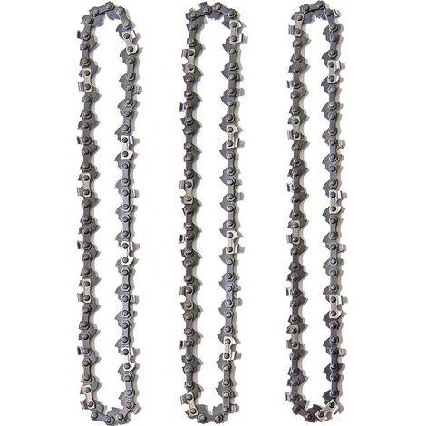 Lot de 3 chaînes de tronçonneuse 16' (40 cm) – 56 maillons 3/8' 1.3mm – Faible rebond pour tronçonneuses jusqu'à 42cc (1/5)