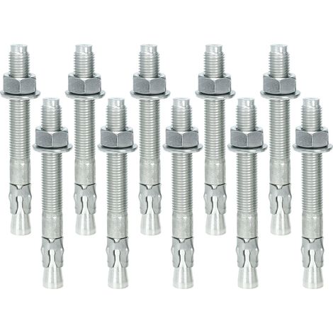 IsolBau Mechanischer Anker Edelstahl A2 Schwerlastanker M16 x 145 - 10 Stück.