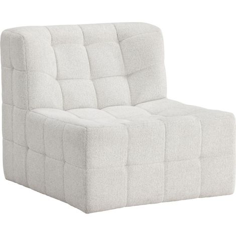 Fauteuil Design "Malou" 89cm Beige (1/5)