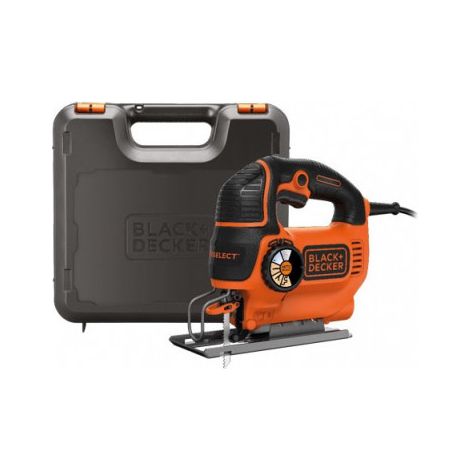 Scie sauteuse électrique Black & Decker KS801SEK-QS 550W 230V AUTOSELECT avec mallette de transport rigide (1/3)