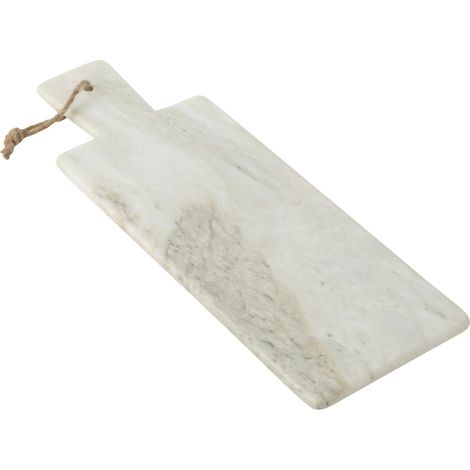 Planche de Présentation en Marbre "Odell" 48cm Blanc & Vert (1/4)