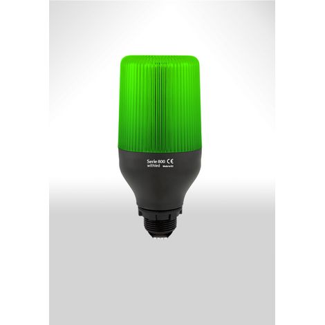 Baliza Led 230vac Luz Fija Verde L810v230f
