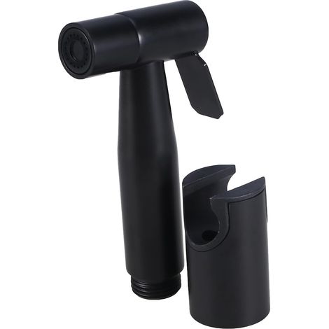 Pommeau de Bidet Noir en Acier Inoxydable, Lot de 2 Pièces (1/5)