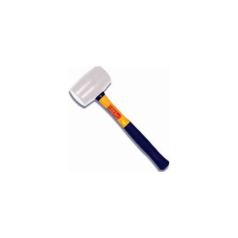MAZZUOLA GOMMA BIANCA MM.50 MANICO FIBRA HIT