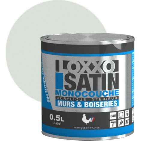 Loxxo Peinture Acrylique Murs & Plafonds - Monocouche - Satin Conditionnement: 0,5L - Couleur: CARRARE