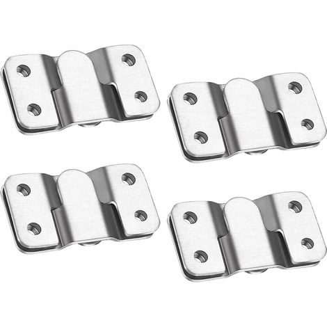 Filiyano – Support de fixation encastré, supports de fixation murale pour tête de lit - support de suspension emboîtable 56 x 30 mm, supports de (1/5)