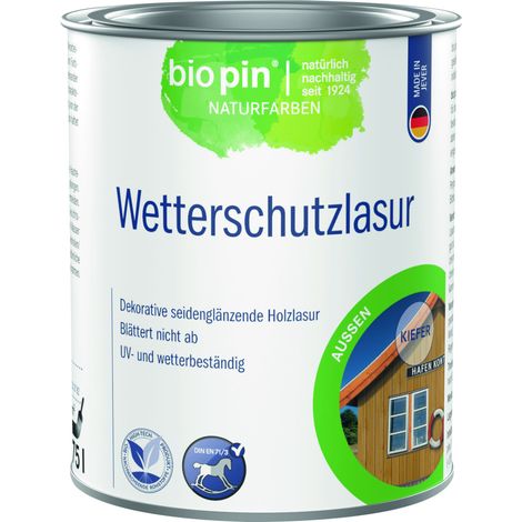 Biopin Wetterschutzlasur 750 ml kiefer Holzlasur