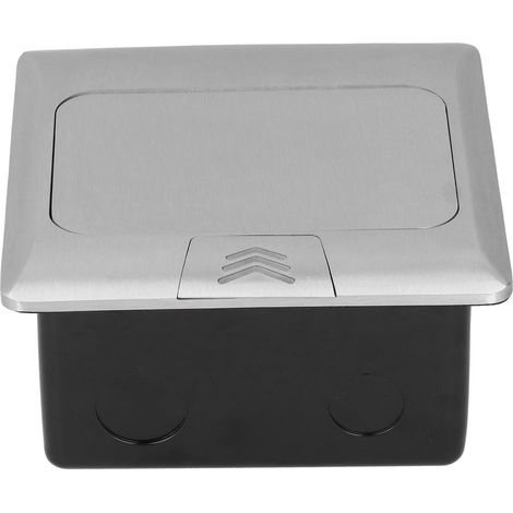 Prise de sol, prise européenne à 2 voies, étanche, en alliage d'aluminium, avec prise de terre intégrée, 16 A, 250 V CA (1/5)