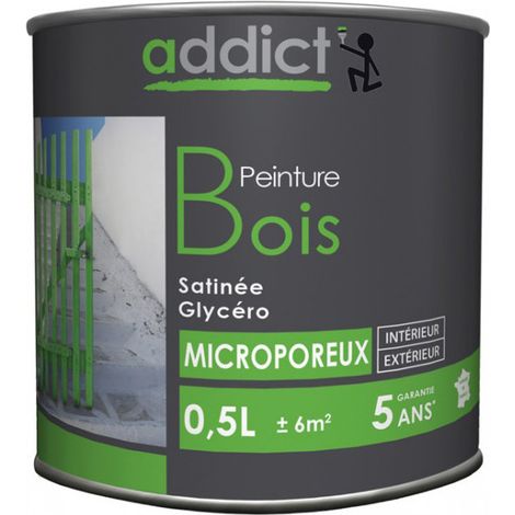 Holzfarbe 0,5 Liter Gebrochenes Weiß - Addict