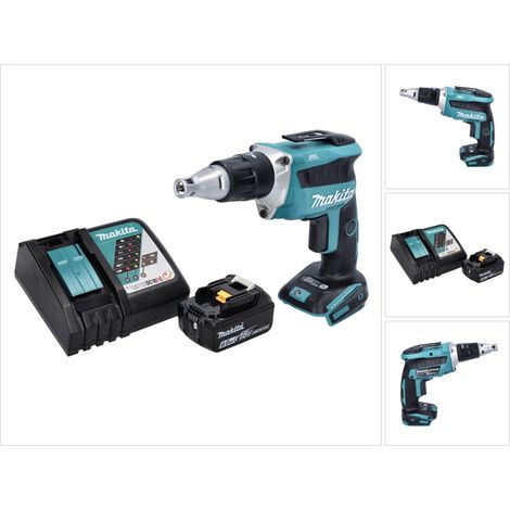 Makita DFS 452 RG1 Akku Schnellbauschrauber 18 V Brushless + 1x Akku 6,0 Ah + Ladegerät