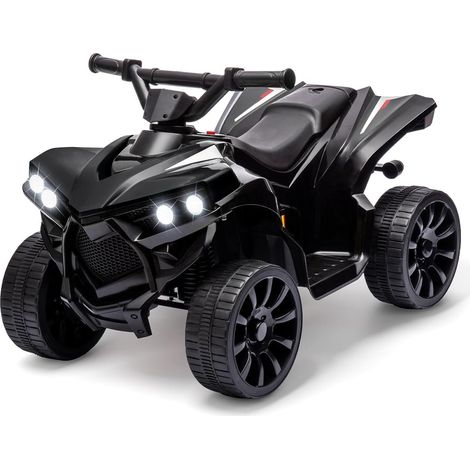 Quad électrique Enfant 6V, Voiture électrique Enfants, 70 x 42 x 45 Cm électrique Enfant de 3 à 5 Ans poignée et Selle Ergonomique,noir