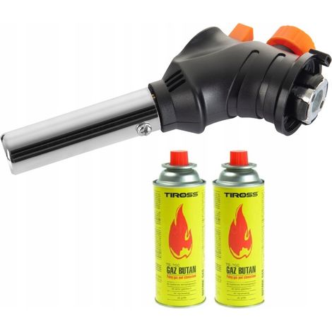 Bruciatore a gas con sistema di rotazione della cartuccia cilindrica 360°2X