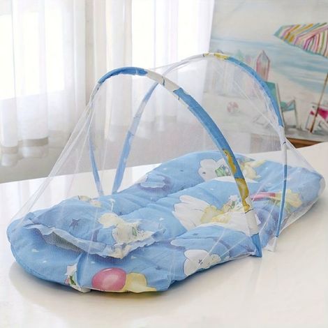 Moustiquaire pour bébé portable, protection anti-moustique spécifique nourrisson, pliable et sans installation, prête à l'emploi pour lit, parc ou voyage (1/5)
