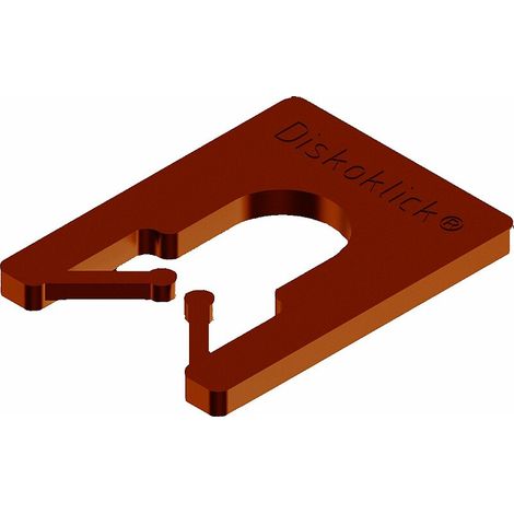 Roto Disko Typ 2 65x52,5x10 mm braun 500 St. VE500