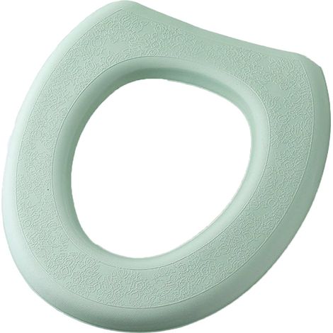 Coussinet de siège de toilette autocollant, doux et universel, avec design auto-adhésif pour salle de bain (1/5)