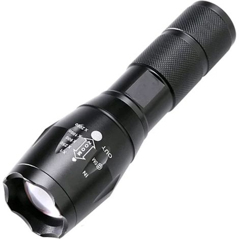 Lampe torche LED XM-L T6, ultra-lumineuse et étanche, 3500 lumens. - AquaForge (1/4)