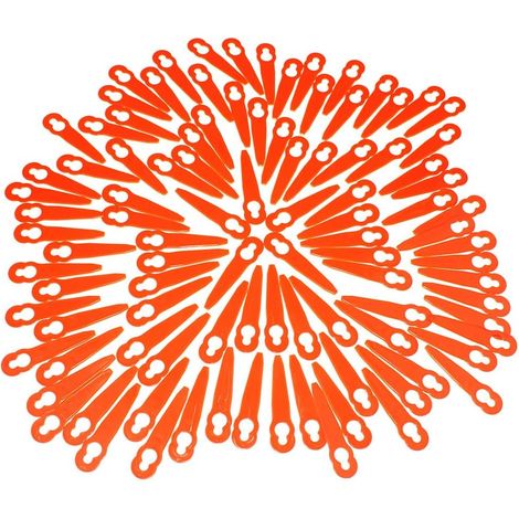 Lot de 100 Lames PolyCut pour débroussailleuse, compatibilité Stihl FSA45, pièces rechange jardin