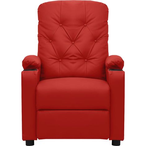Maison Exclusive - Relaxsessel Weinrot Kunstleder (1/5)