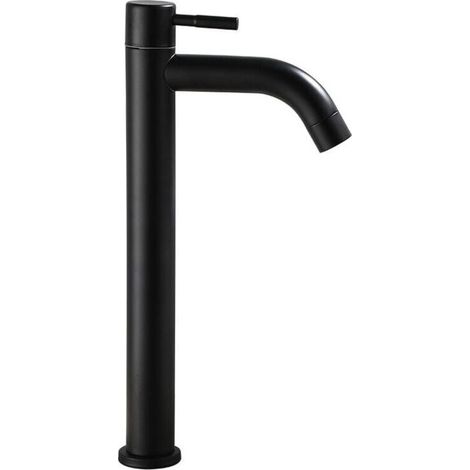 Robinet de salle de bain - Robinet de salle de bain - froid seul,noir